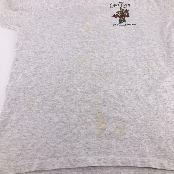 90s Senor Frog’s Old San Juan Puerto Rico tshirt 1990s vintage - Picture 9 of 9